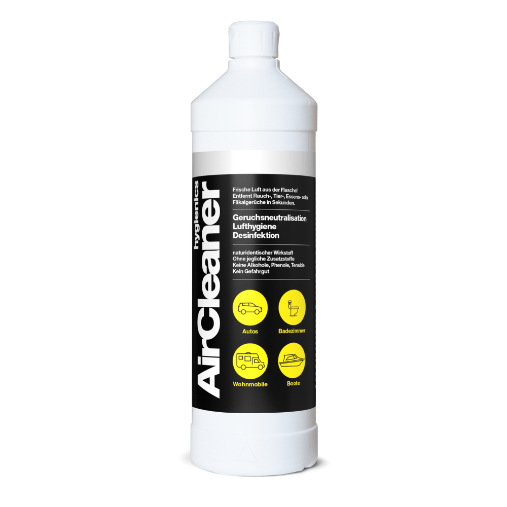 AirCleaner 1 Liter Nachfüllflasche – Vorratsgröße des Geruchsneutralisierers